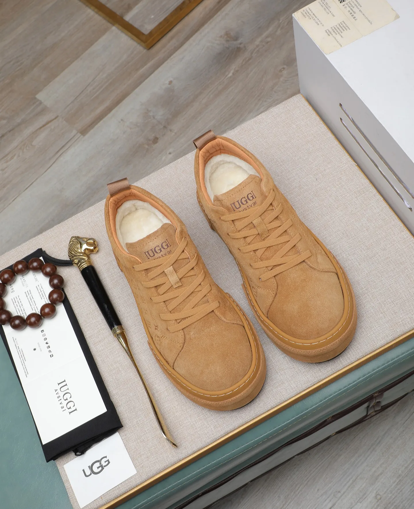 Men's shoes 💰620 IUGGI new retro presbyopia men's shoes, casual and versatile, full of high-end sense, fashionable, luxury and personalized style, joint model, retro presbyopia factor, full of handsome style, first layer suede cowhide, lining wool, rubber outsole, light and non-slip size: 39-44